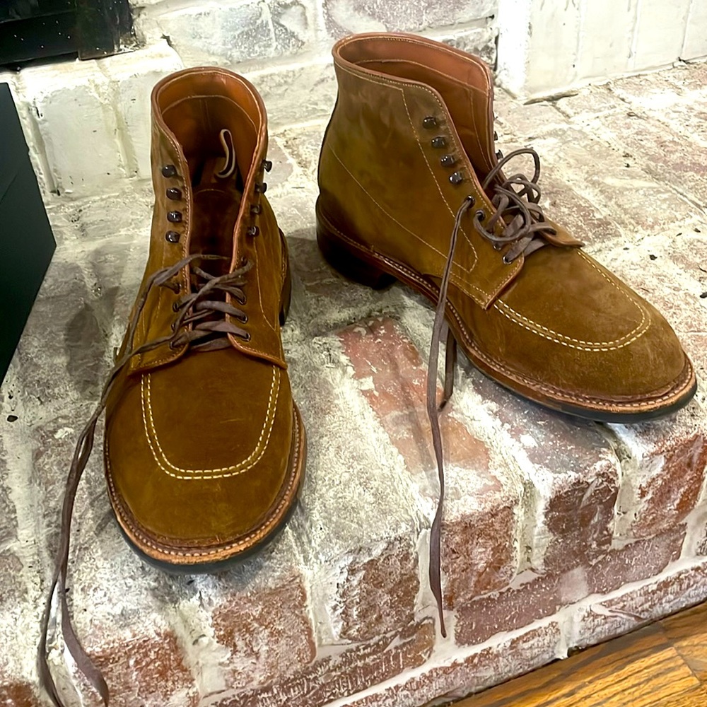 Alden Snuff Suede Indy Boot - Picture 1 of 8